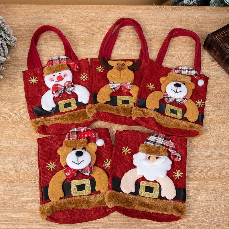 Christmas decorations gift bags